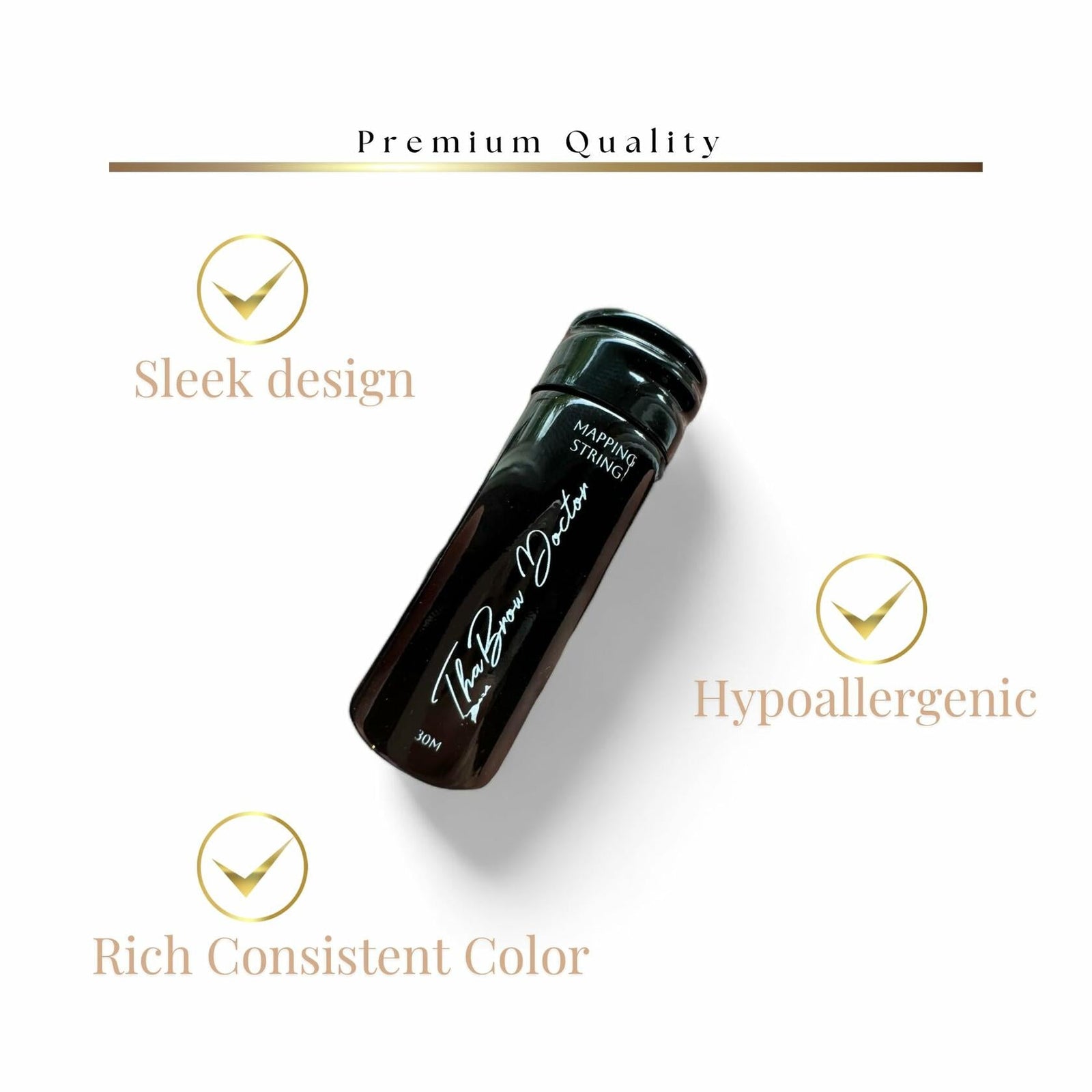 THABROWDOCTOR White Brow Mapping String 30m for Microblading & PMU