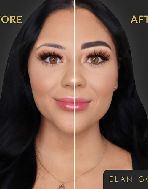 Load image into Gallery viewer, EGLD GOODLY Eyebrow Stamp Kit w/ Tweezer Waterproof Long-Lasting Nearly Black
