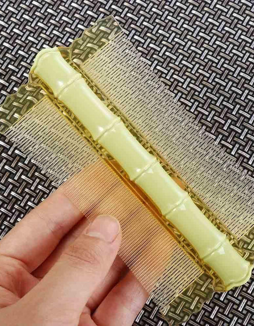 Load image into Gallery viewer, Green Double-Sided Anti-Static Hair Comb Fine Tooth with Handle Styling Tool
