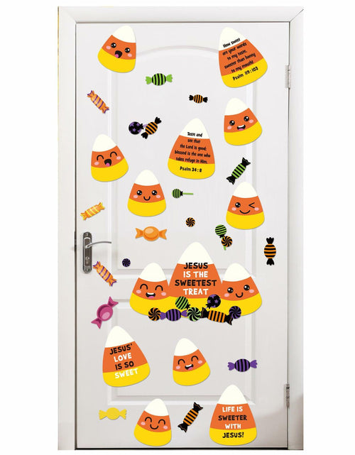 Load image into Gallery viewer, 29PCS Christian Halloween Candy Corn Classroom Door Bulletin Board Decor
