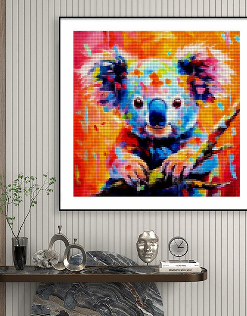Load image into Gallery viewer, Generic 5D Diamond Art Paint Koala Full Drill Kit 14x14in Animal Modern
