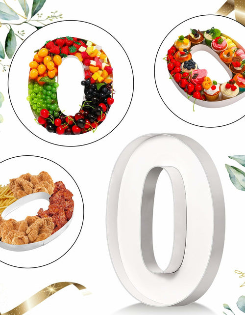 Load image into Gallery viewer, Mifoci 13.7" Cardboard Number 0 Photo Booth Prop White Birthday
