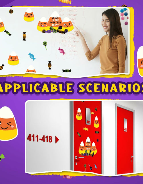 Load image into Gallery viewer, 29PCS Christian Halloween Candy Corn Classroom Door Bulletin Board Decor

