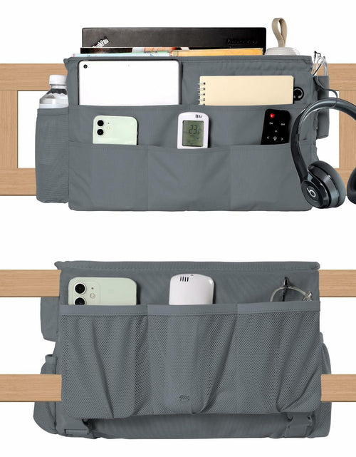 Load image into Gallery viewer, WOMACO Bunk Loft Bed Side Caddy 12 Compartments Lake Green Medium
