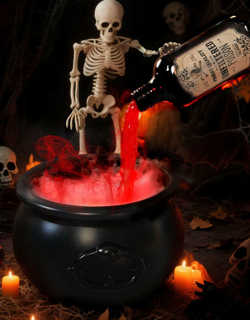 Load image into Gallery viewer, UPLAVIE Ultrasonic Mist Maker Fogger Halloween Decoration Black Cauldron
