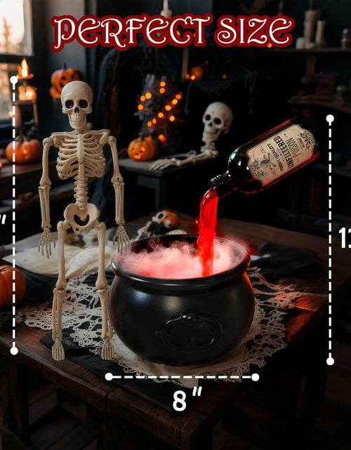 Load image into Gallery viewer, UPLAVIE Ultrasonic Mist Maker Fogger Halloween Decoration Black Cauldron
