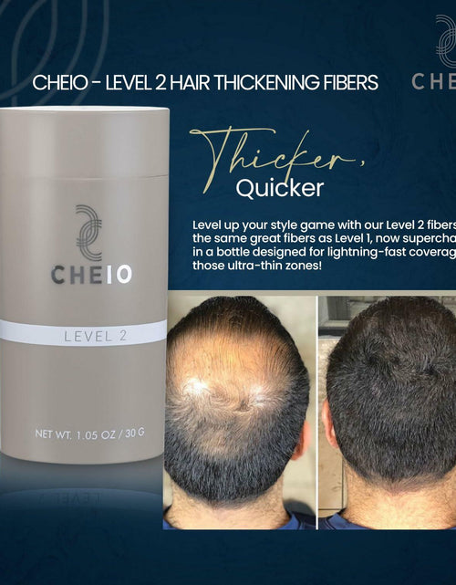 Load image into Gallery viewer, Cheio Hair Thickening Fibers 30g Level 2 Medium Brown Keratin Fibers
