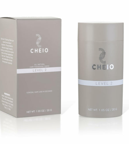 Cheio Hair Thickening Fibers 30g Level 2 Medium Brown Keratin Fibers