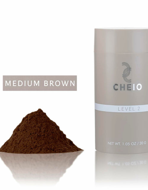 Load image into Gallery viewer, Cheio Hair Thickening Fibers 30g Level 2 Medium Brown Keratin Fibers
