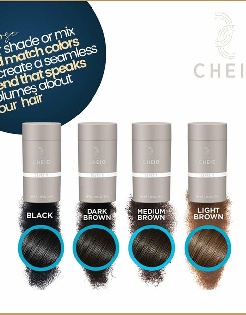 Load image into Gallery viewer, Cheio Hair Thickening Fibers 30g Level 2 Medium Brown Keratin Fibers
