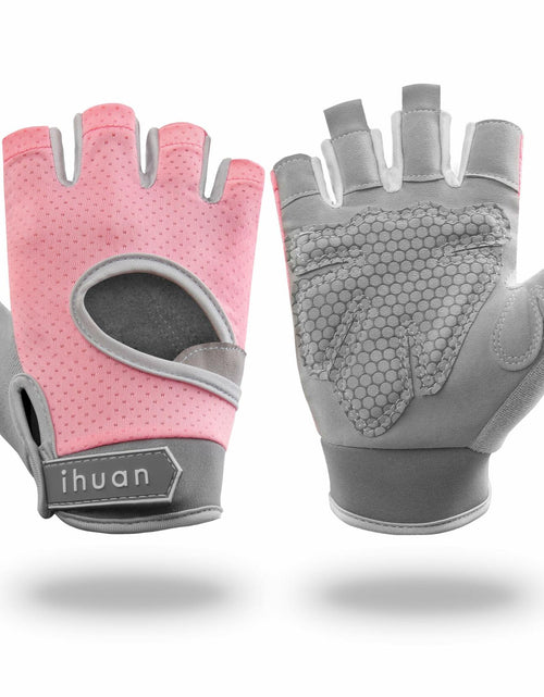 Load image into Gallery viewer, ihuan Breathable Workout Gloves for Men &amp; Women – Gym, Cycling, Fitness
