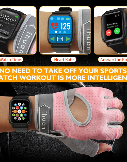 Load image into Gallery viewer, ihuan Breathable Workout Gloves for Men &amp; Women – Gym, Cycling, Fitness

