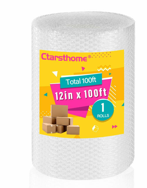 Load image into Gallery viewer, 12"x100ft Small Bubble Wrap Roll Perforated Cushioning Packaging Moving Mailers

