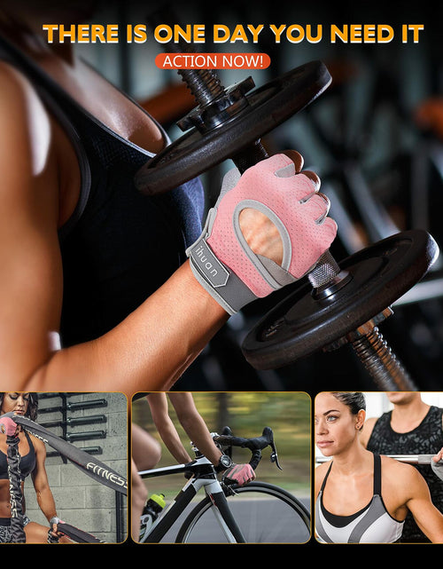 Load image into Gallery viewer, ihuan Breathable Workout Gloves for Men &amp; Women – Gym, Cycling, Fitness
