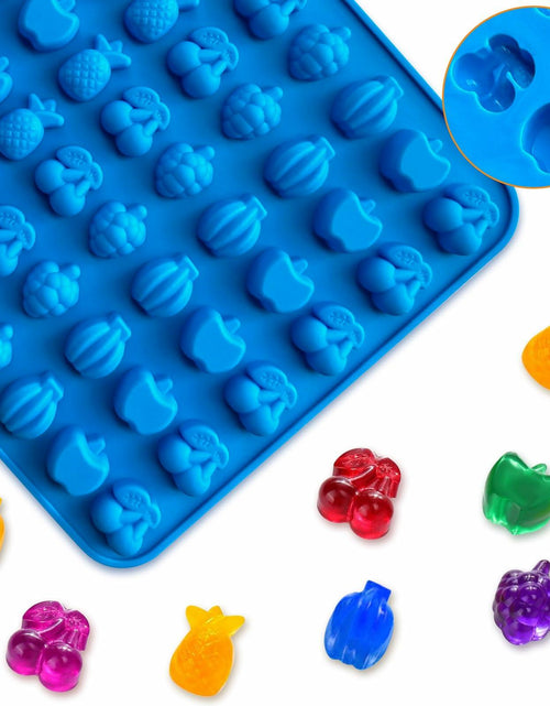 Load image into Gallery viewer, Sidosir Gummy Candy Mold Set 7PCS Silicone Nonstick Bears Dinosaur Fruit Donut

