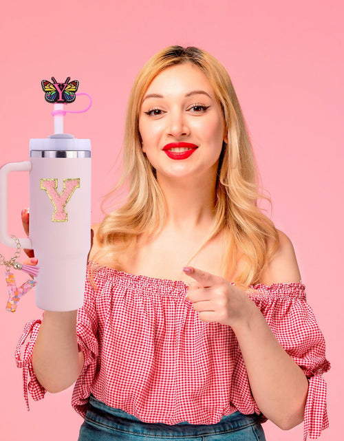 Load image into Gallery viewer, Liangang 9PCS Pink Stanley Cup Accessories Set for 30oz &amp; 40oz Cups
