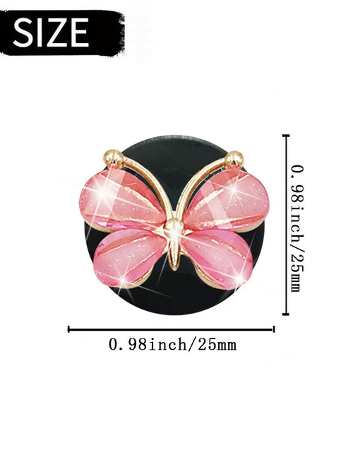 Load image into Gallery viewer, Cute Butterfly Air Vent Clips 3 Pcs Pink White Car Fresheners Diffuser
