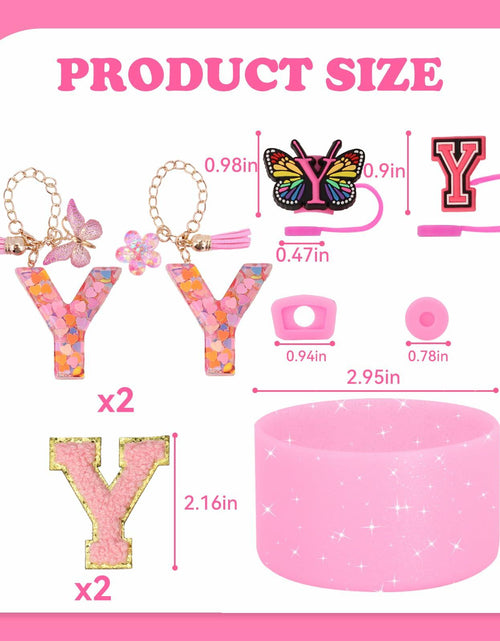 Load image into Gallery viewer, Liangang 9PCS Pink Stanley Cup Accessories Set for 30oz &amp; 40oz Cups
