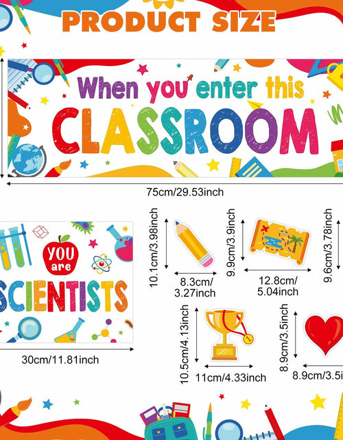 Load image into Gallery viewer, Supervitae 22pcs Motivational Posters Classroom Decor Multi Color Growth Mindset
