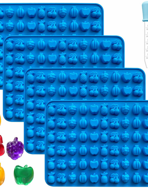 Load image into Gallery viewer, Sidosir Gummy Candy Mold Set 7PCS Silicone Nonstick Bears Dinosaur Fruit Donut
