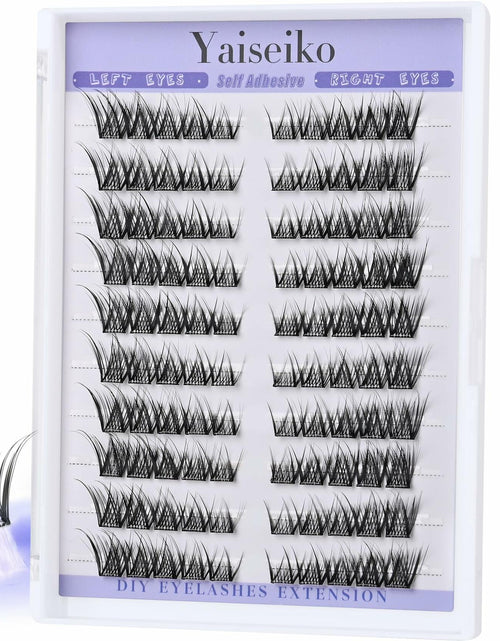Load image into Gallery viewer, Yaiseiko Self Adhesive Lash Clusters Natural Look 100Pcs 8-16MM
