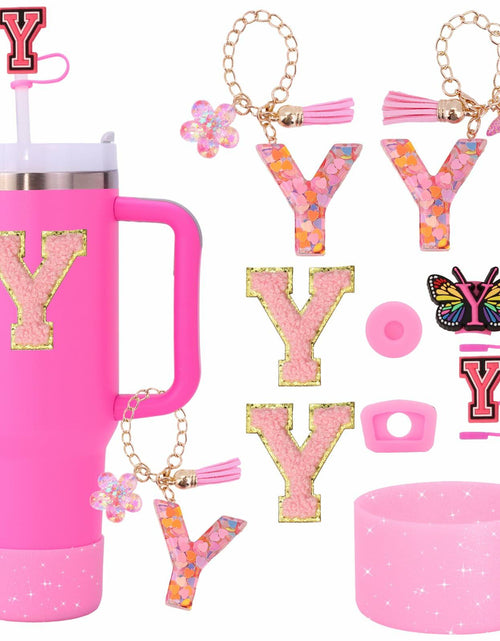 Load image into Gallery viewer, Liangang 9PCS Pink Stanley Cup Accessories Set for 30oz &amp; 40oz Cups
