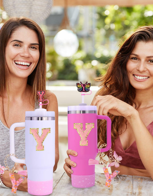 Load image into Gallery viewer, Liangang 9PCS Pink Stanley Cup Accessories Set for 30oz &amp; 40oz Cups
