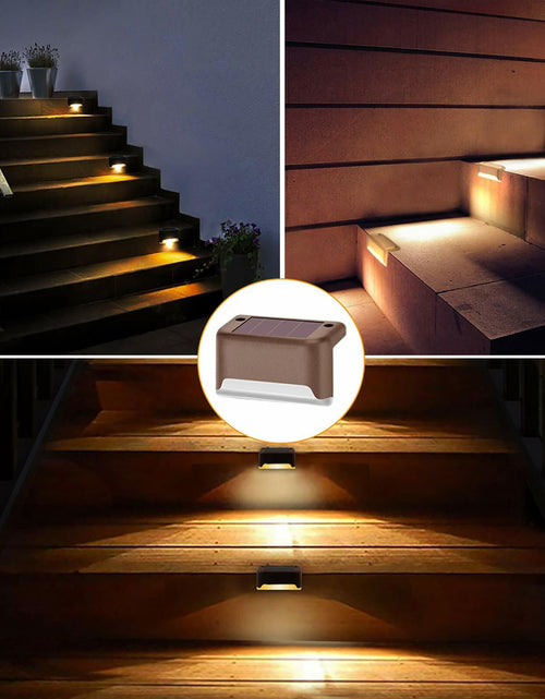 Load image into Gallery viewer, Phereu Solar Deck Lights 16 Pack LED Waterproof Outdoor Warm White Brown

