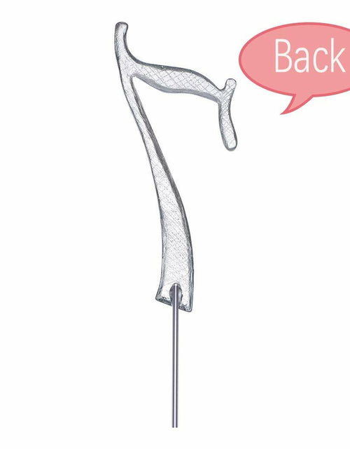 Load image into Gallery viewer, MAGJUCHE Silver 27" Crystal Number 27 Cake Topper Birthday Anniversary
