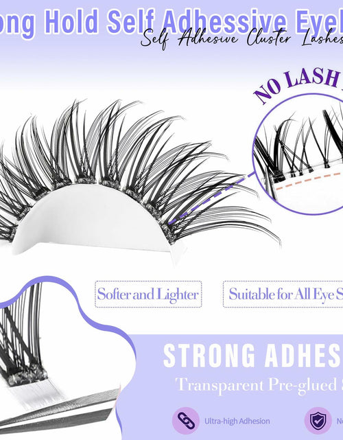 Load image into Gallery viewer, Yaiseiko Self Adhesive Lash Clusters Wispy C Curl 8-17MM 180Pcs
