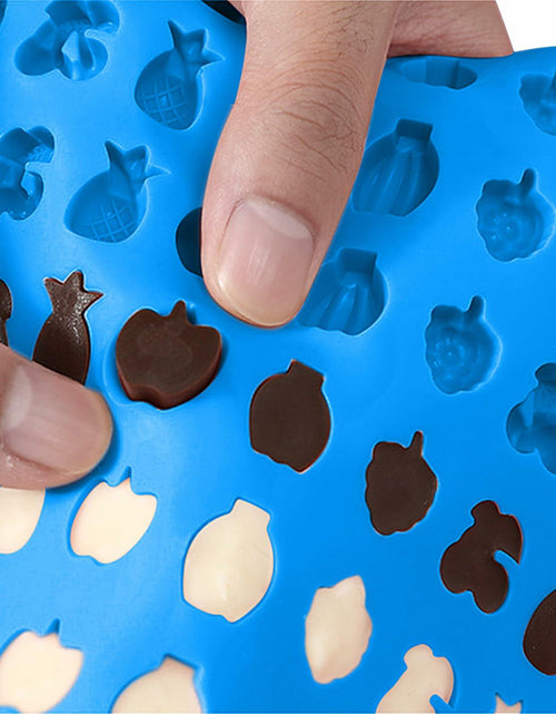 Load image into Gallery viewer, Sidosir Gummy Candy Mold Set 7PCS Silicone Nonstick Bears Dinosaur Fruit Donut
