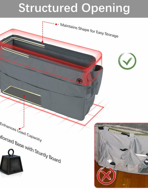 Load image into Gallery viewer, WOMACO Bunk Loft Bed Side Caddy 12 Compartments Lake Green Medium
