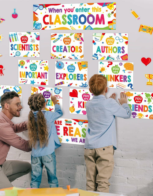 Load image into Gallery viewer, Supervitae 22pcs Motivational Posters Classroom Decor Multi Color Growth Mindset
