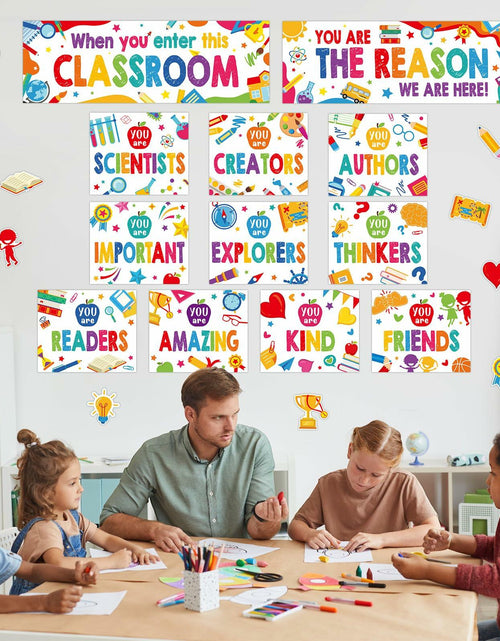 Load image into Gallery viewer, Supervitae 22pcs Motivational Posters Classroom Decor Multi Color Growth Mindset
