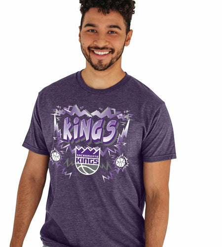 Sacramento Kings NBA Officially Licensed Heathered Team Color T-Shirt Size XXL