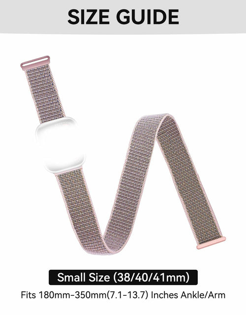 Load image into Gallery viewer, Zspoly 3 Pack Nylon Sport Ankle Arm Bands Apple Watch 38-49mm Pine Olive Cream
