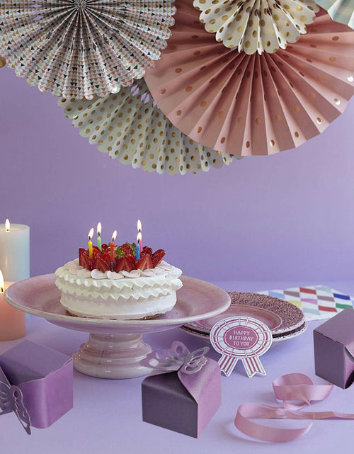 Load image into Gallery viewer, Kslong 50pcs Purple Butterfly Favor Boxes Small Gift Party Decoration
