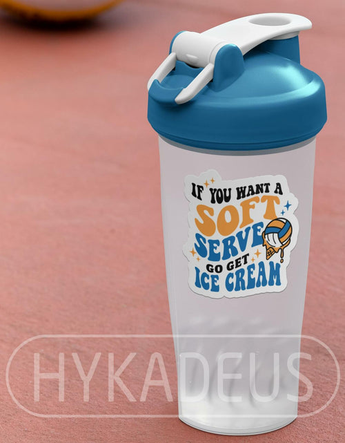 Load image into Gallery viewer, HYKADEUS Funny Volleyball Stickers Motivational Decal 3"x2.9" 3Pcs Vinyl

