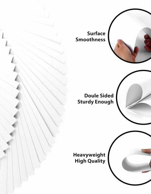 Load image into Gallery viewer, OcePor White Cardstock 8.5x11in 65lb 180gsm 100 Sheets White

