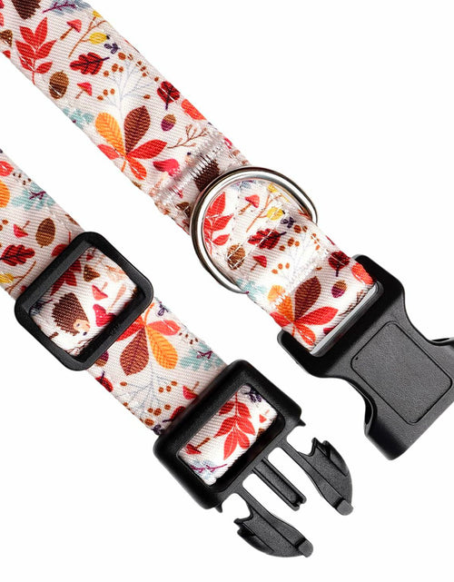 Load image into Gallery viewer, YLrank Adjustable Dog Collar Leaves Cute Design for Small Dogs XS
