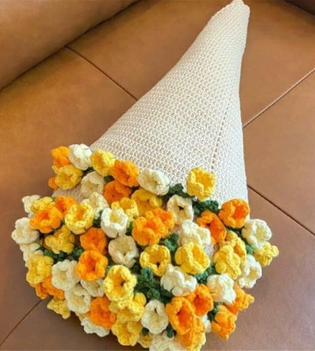 Harfirbe Lily of The Valley Bouquet Blanket Acrylic 39in Home Decor Gift