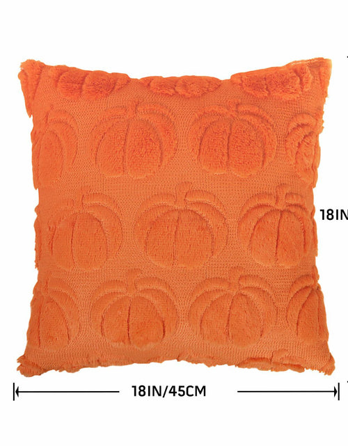 Load image into Gallery viewer, Hongsome Fall Pumpkin Decor Throw Pillow Covers 18x18in Set of 2 Orange
