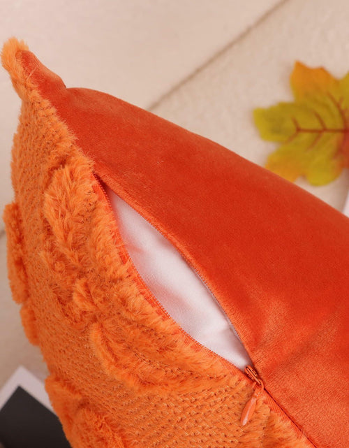 Load image into Gallery viewer, Hongsome Fall Pumpkin Decor Throw Pillow Covers 18x18in Set of 2 Orange
