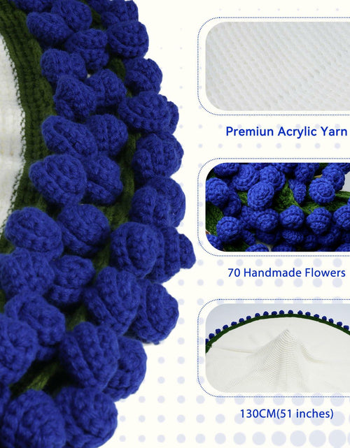 Load image into Gallery viewer, Harfirbe Lily of The Valley Bouquet Blanket Acrylic 39in Home Decor Gift
