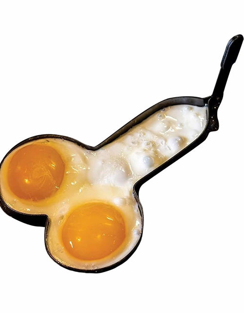 Load image into Gallery viewer, EVKILKJS Funny Egg Fryer Stainless Steel Non-Stick Mold Black Handle

