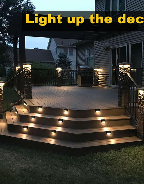 Load image into Gallery viewer, Phereu Solar Deck Lights 16 Pack LED Waterproof Outdoor Warm White Brown
