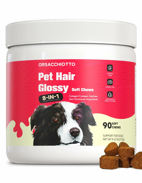 Load image into Gallery viewer, BestBy11/25 Orsacchiotto Collagen Dog Chews Beef Flavor 90 Count Itch Relief
