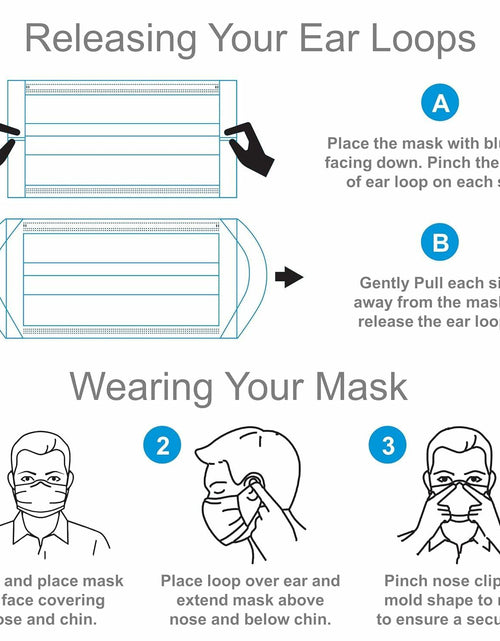 Load image into Gallery viewer, keebomed Disposable Adult Face Mask ASTM Level 3 Blue Soft Earloops 10 Pack
