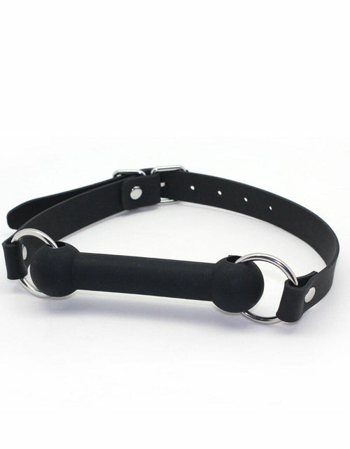 Load image into Gallery viewer, SMspade Sex Mouth Gag Bit Dog Bone Black BDSM Bondage Restraint
