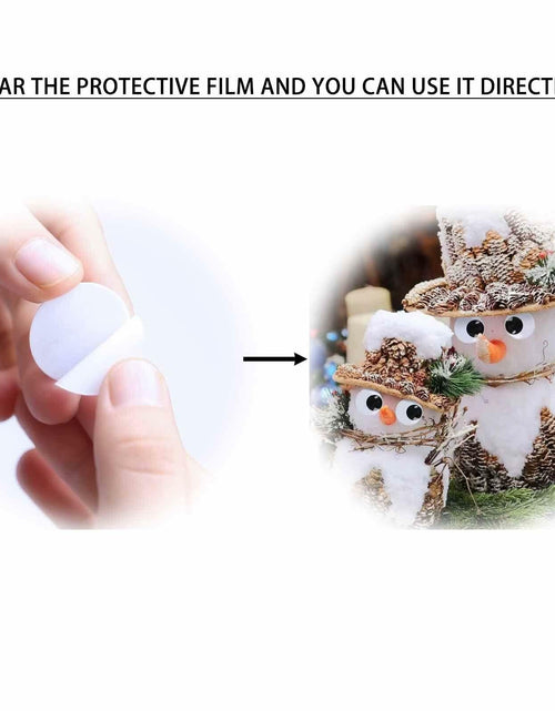 Load image into Gallery viewer, humyeam 1000pcs 8mm White Self-Adhesive Googly Wiggle Eyes for Crafts
